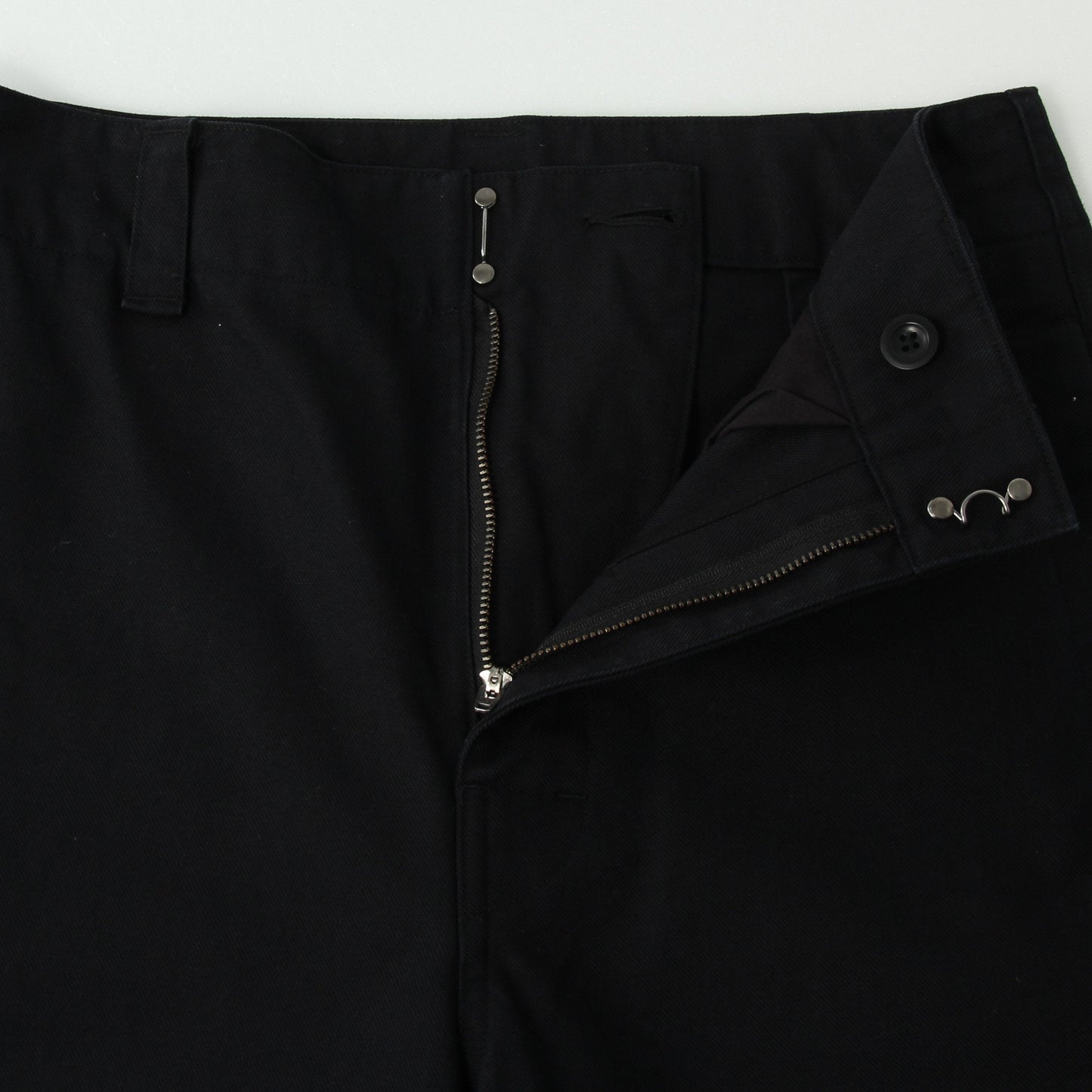 ORGANIC COTTON GABARDINE TROUSERS