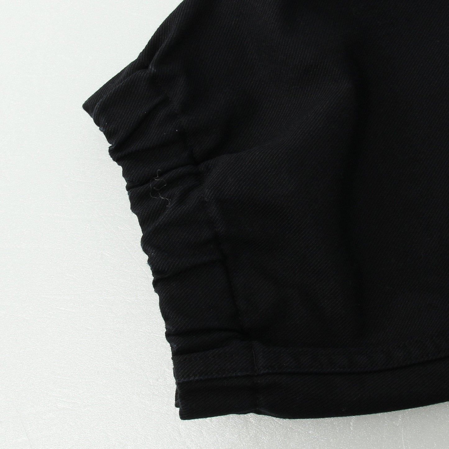 ORGANIC COTTON GABARDINE TROUSERS