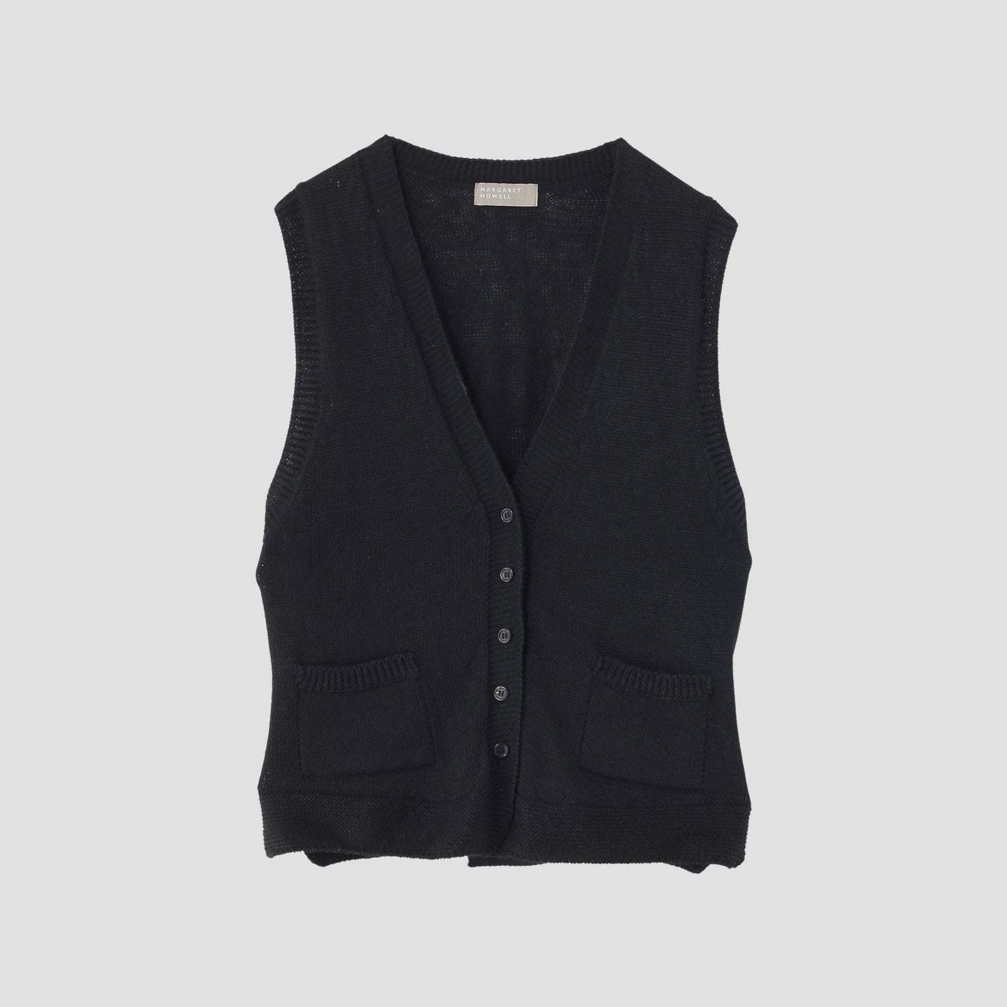 LINEN WAISTCOAT KNIT