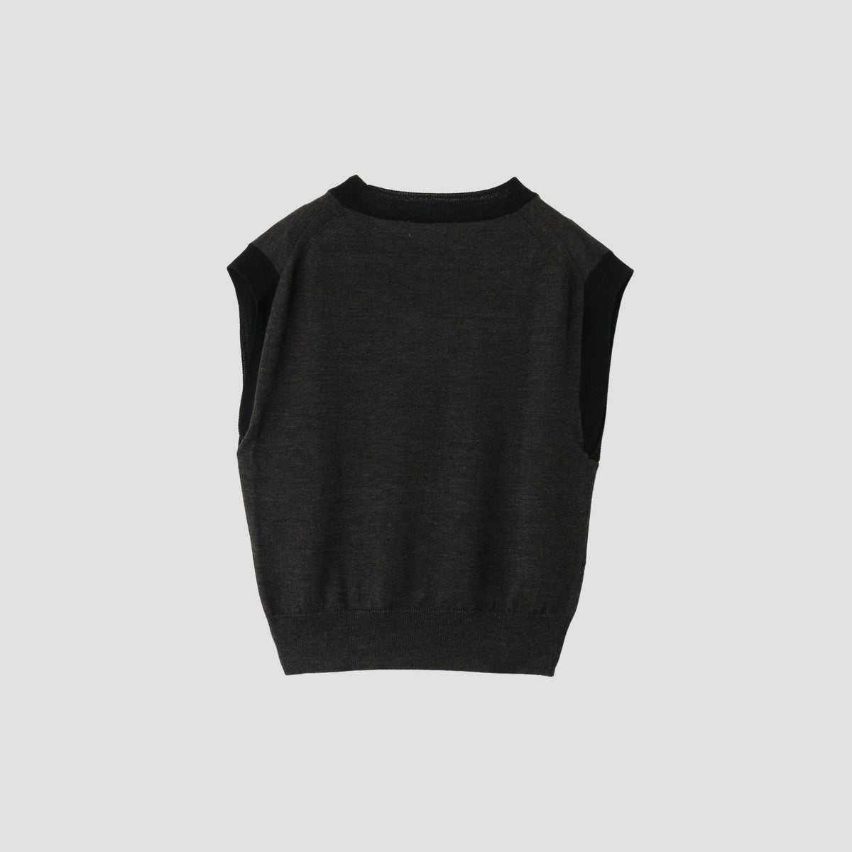WOOL LINEN ARGYLE KNIT