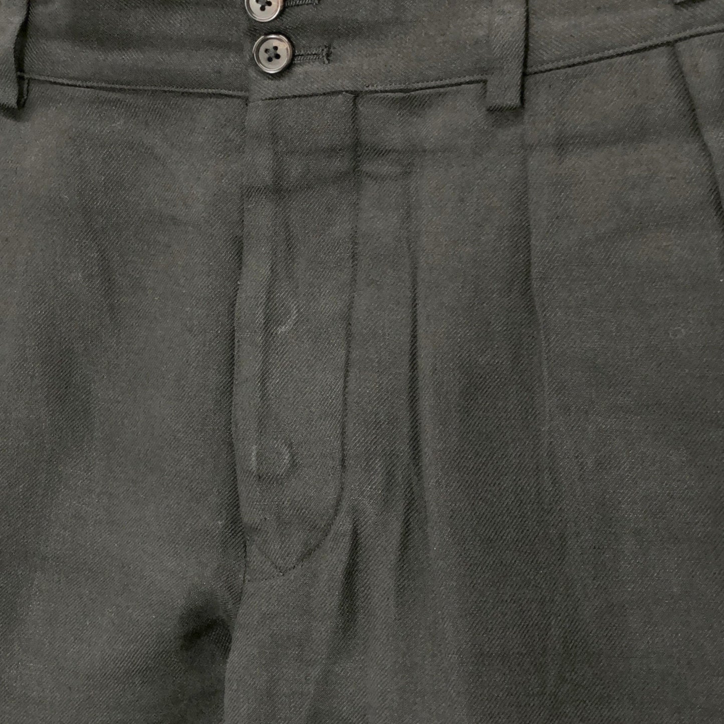 LINEN TWILL TROUSERS