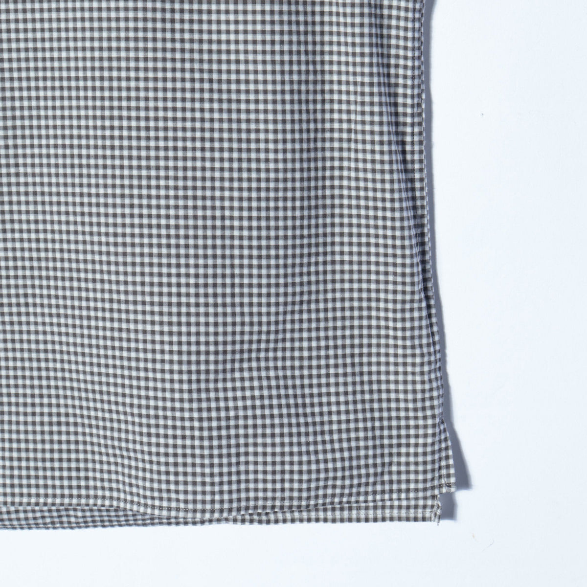 COTTON LINEN CHECK SHIRT