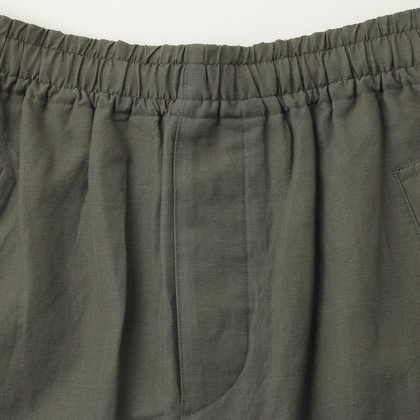 YARN DYED WOOL LINEN TROUSERS