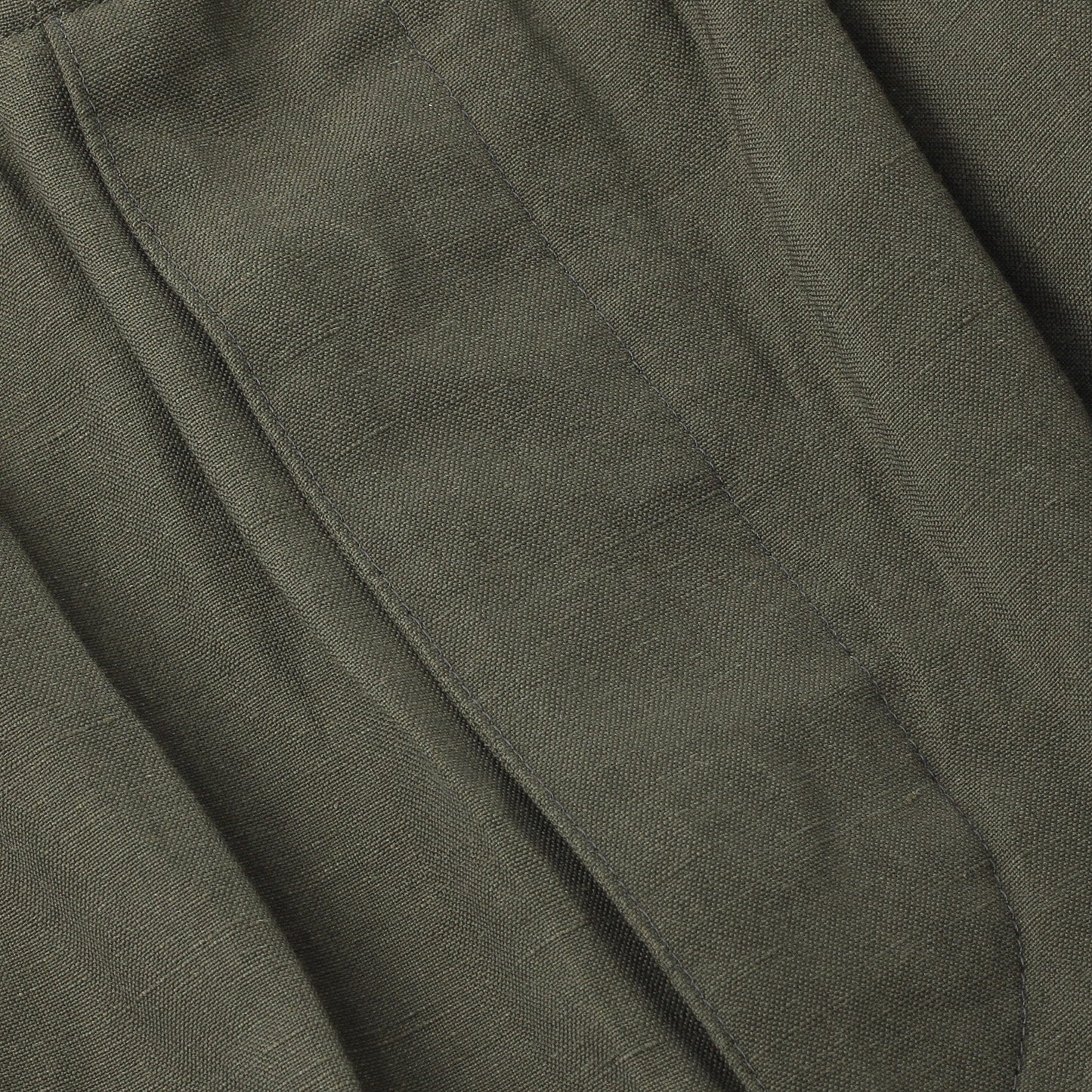 YARN DYED WOOL LINEN TROUSERS