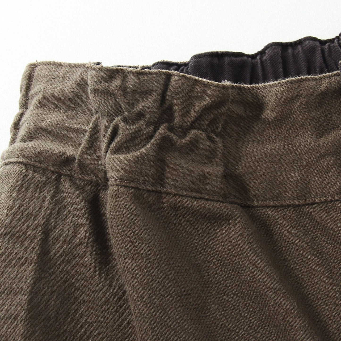 WORN COTTON DRILL TROUSERS