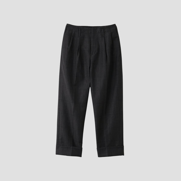 POW WOOL LINEN TROUSERS