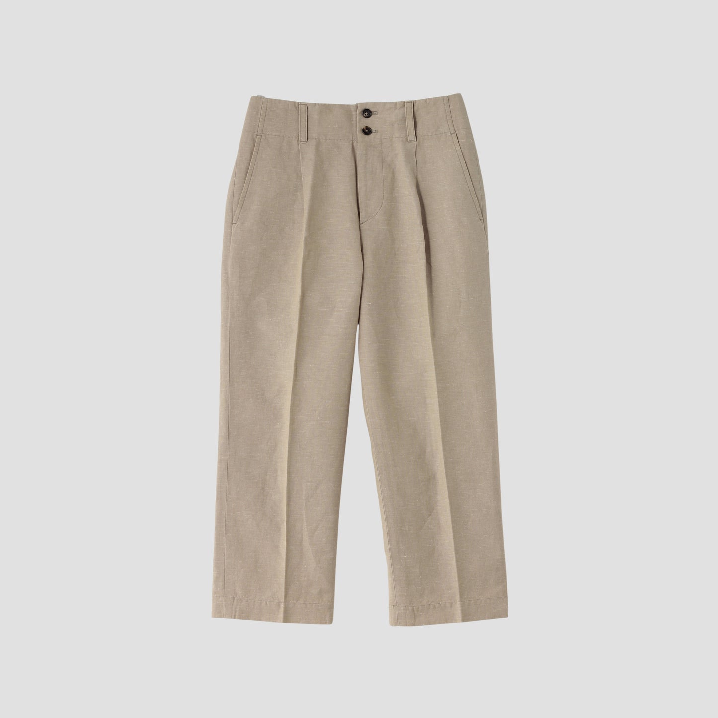 COTTON LINEN TROUSERS