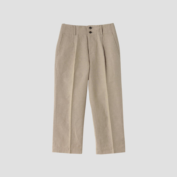 COTTON LINEN TROUSERS