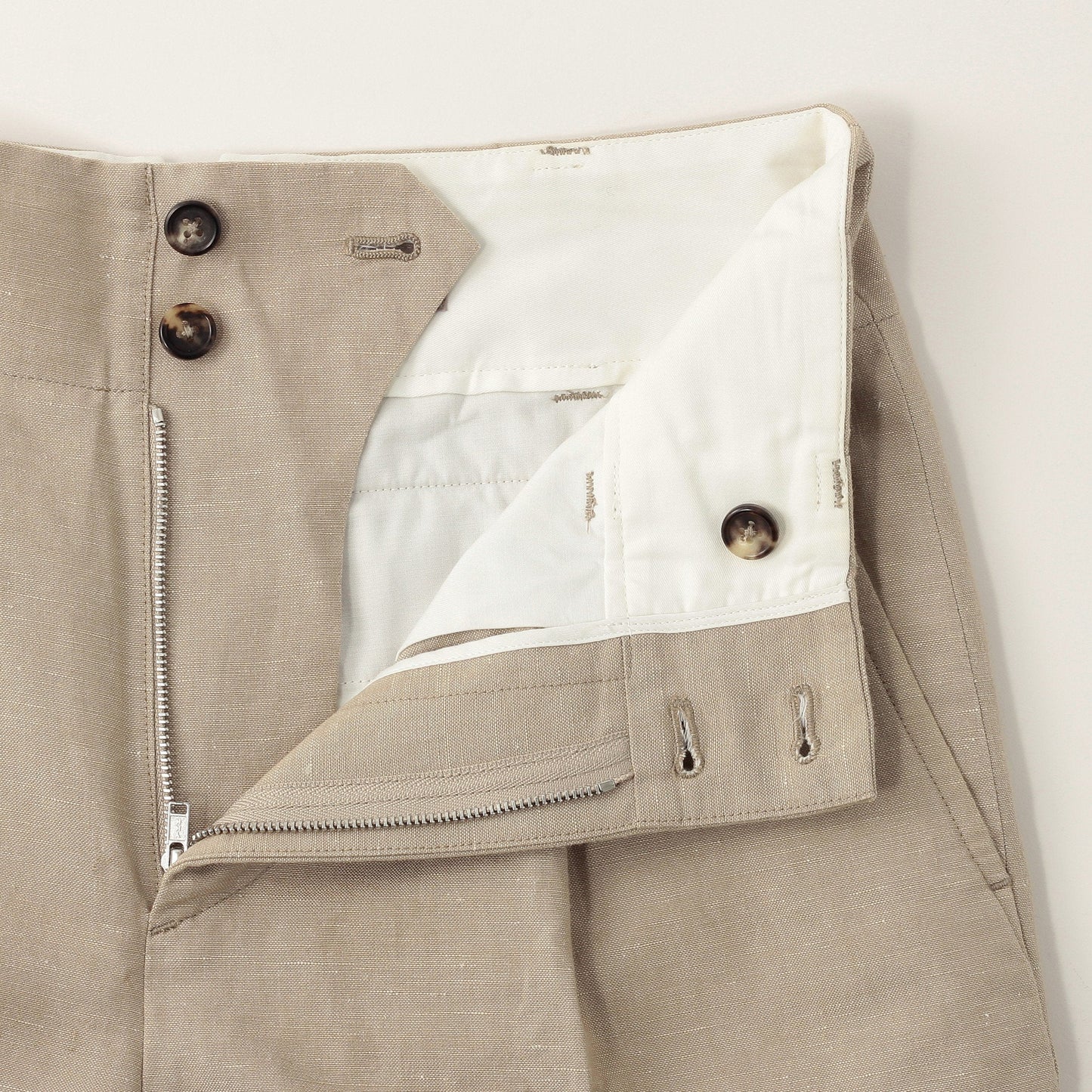 COTTON LINEN TROUSERS