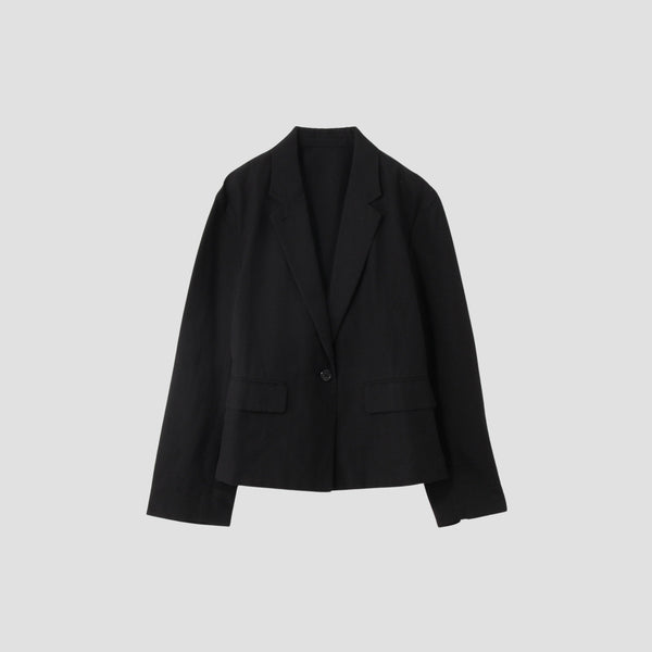 COTTON LINEN OXFORD JACKET