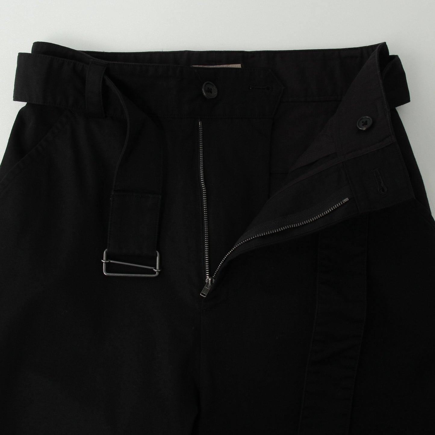 LIGHT COTTON LINEN TWILL TROUSERS