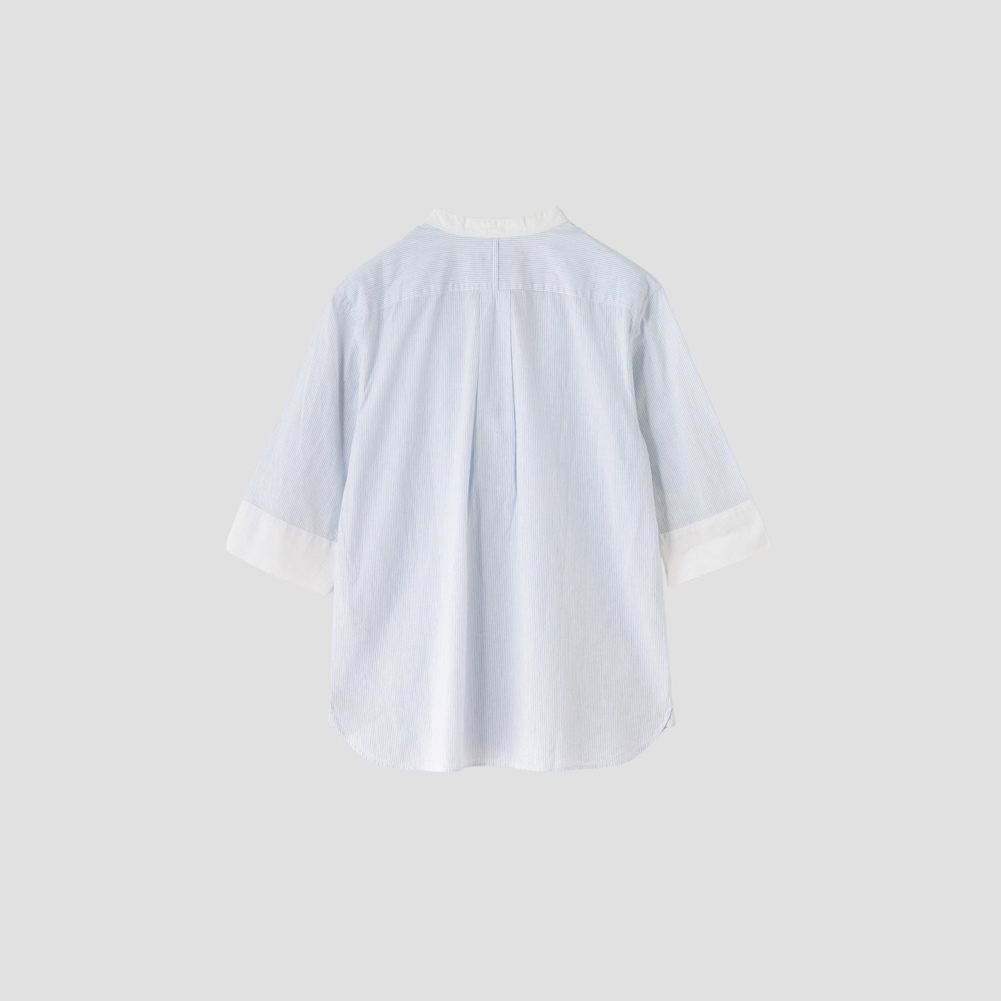 FINE STRIPE COTTON LINEN SHIRT