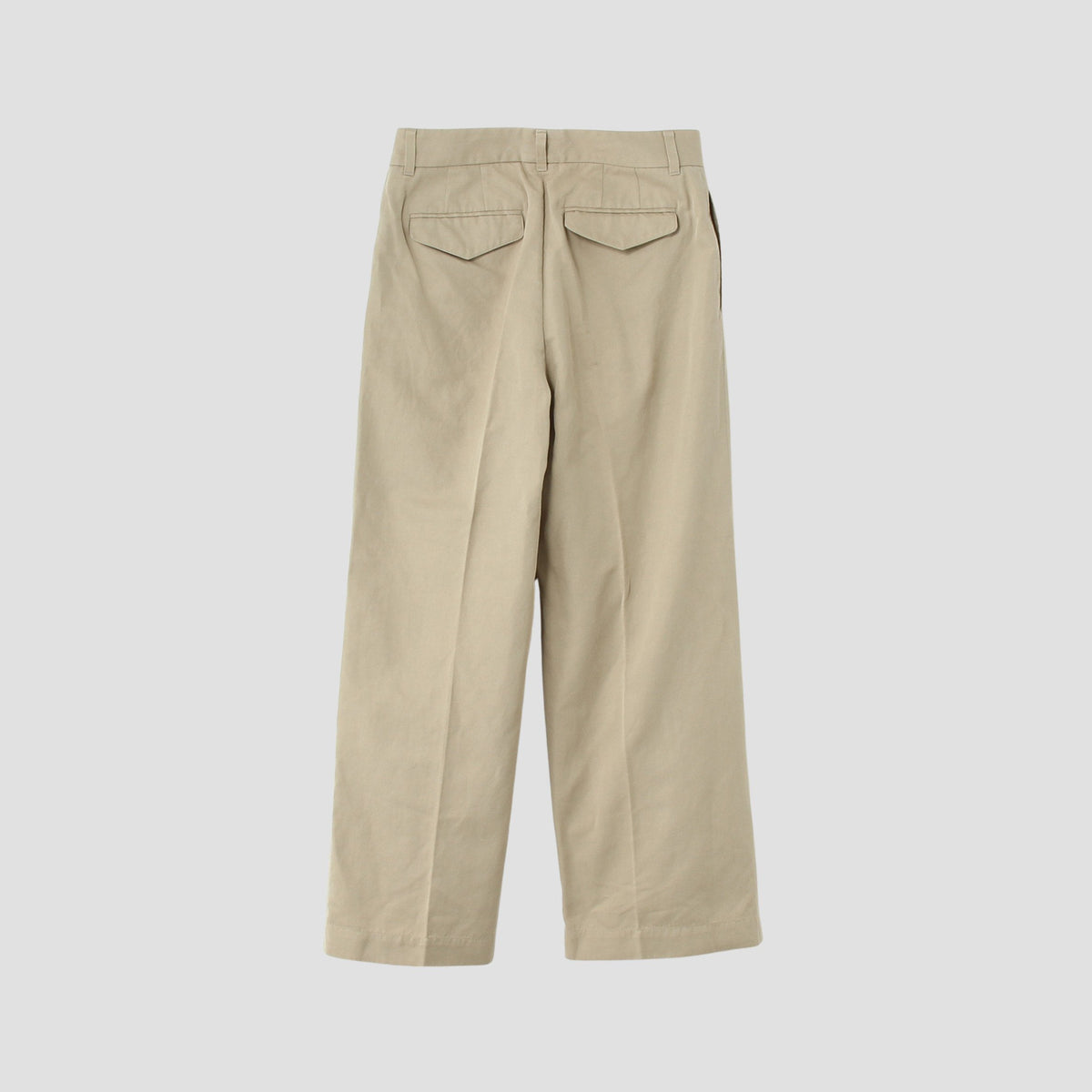 COTTON LINEN TWILL TROUSERS