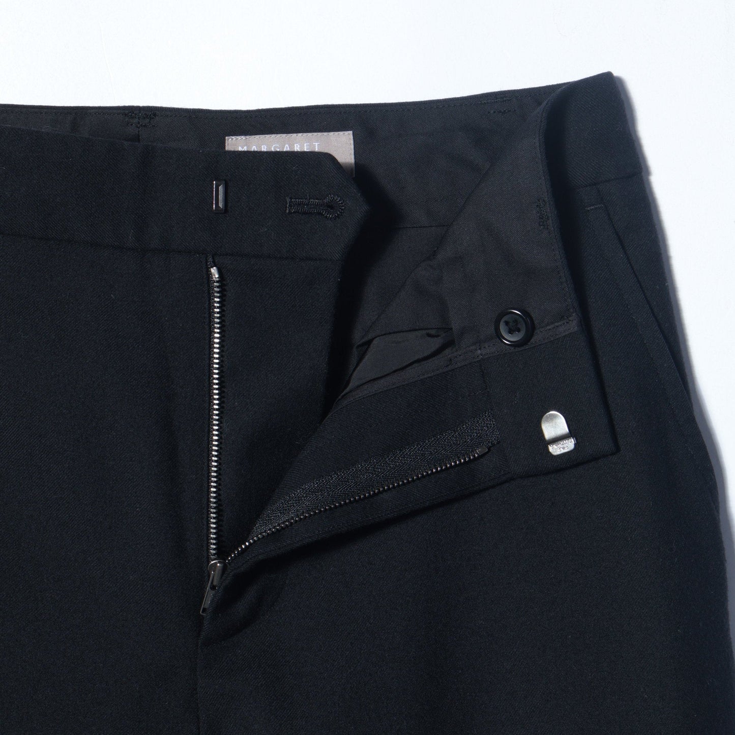 FINE WOOL FLANNEL TROUSERS