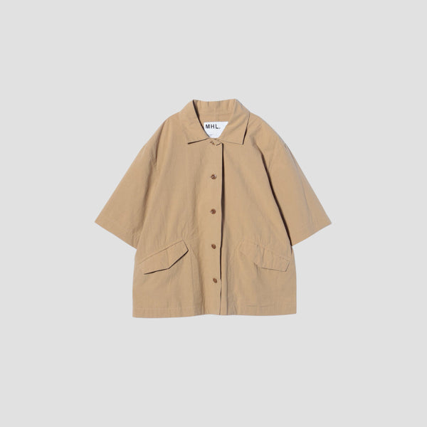 LIGHT COTTON LINEN POPLIN SHIRT