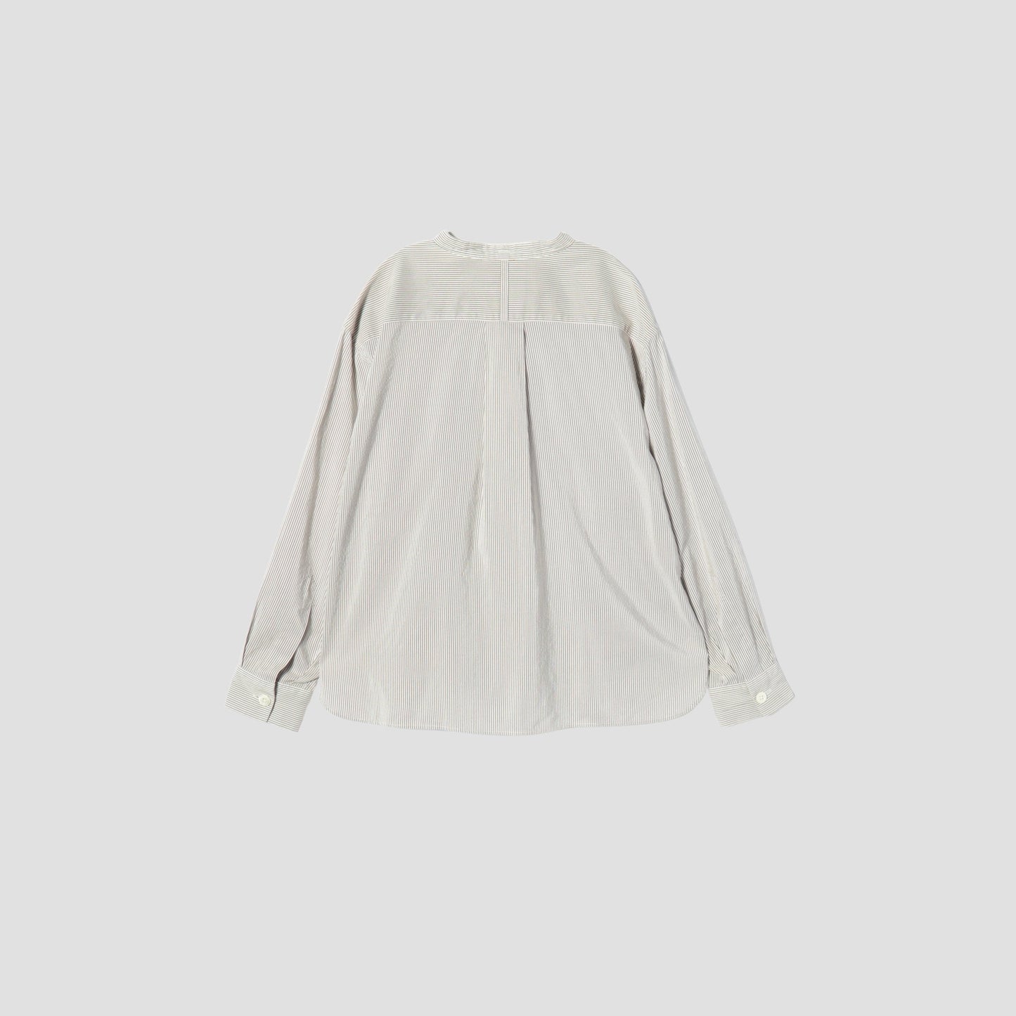 SILK COTTON STRIPE SHIRT