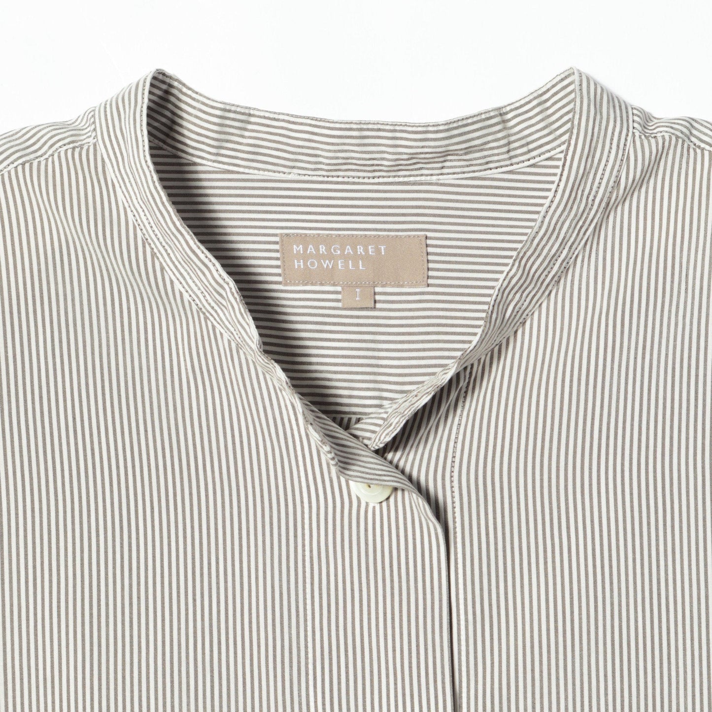 SILK COTTON STRIPE SHIRT