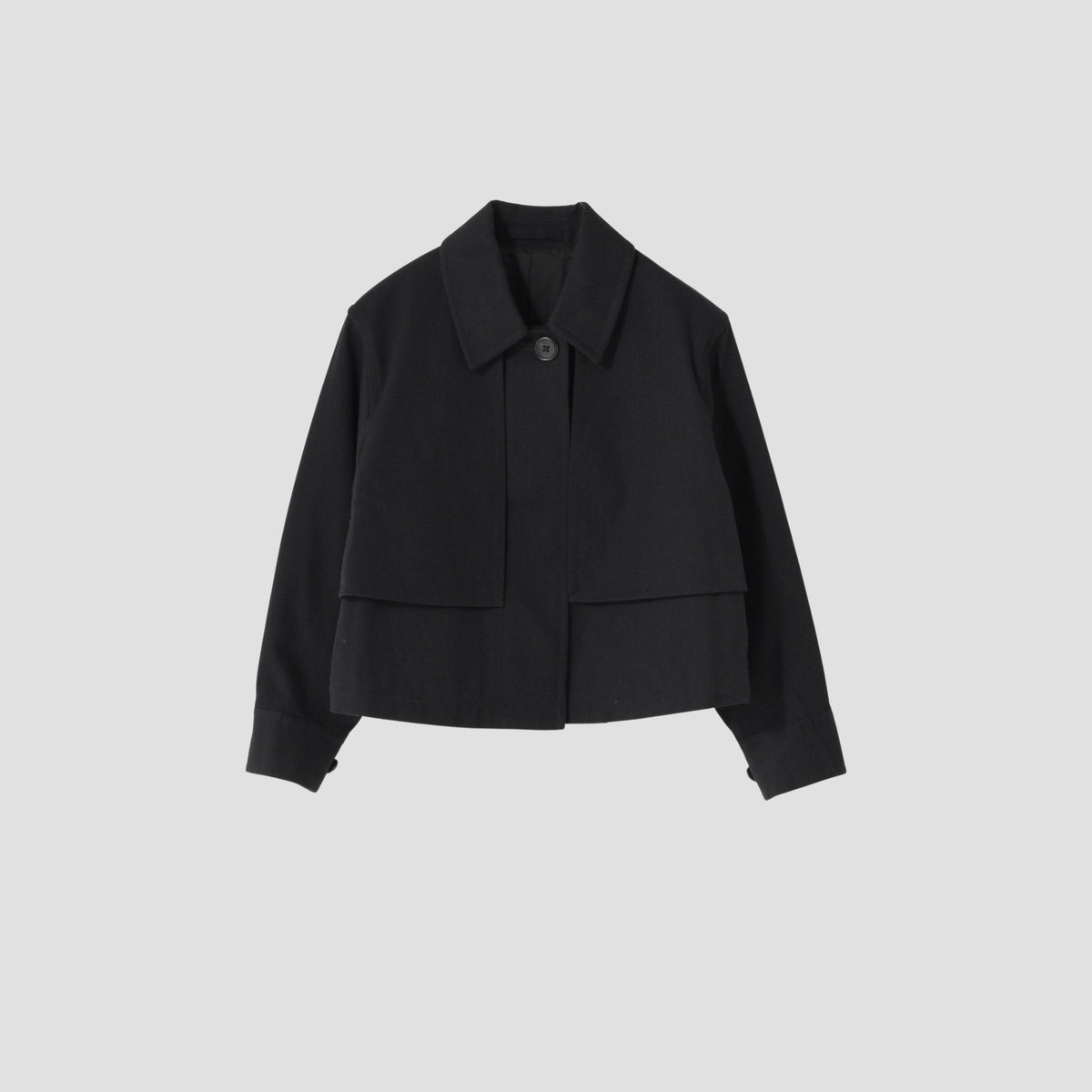 WOOL COTTON TWILL BLOUSON