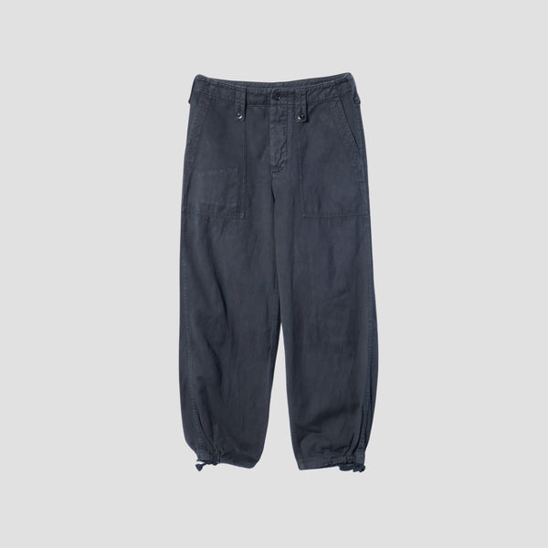 HIGHTWISTED COTTON LINEN TROUSERS