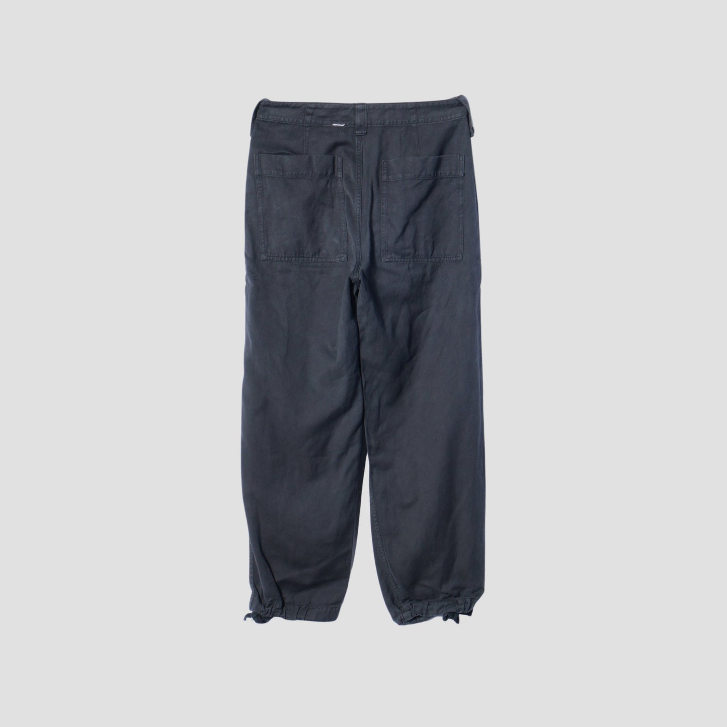 HIGHTWISTED COTTON LINEN TROUSERS