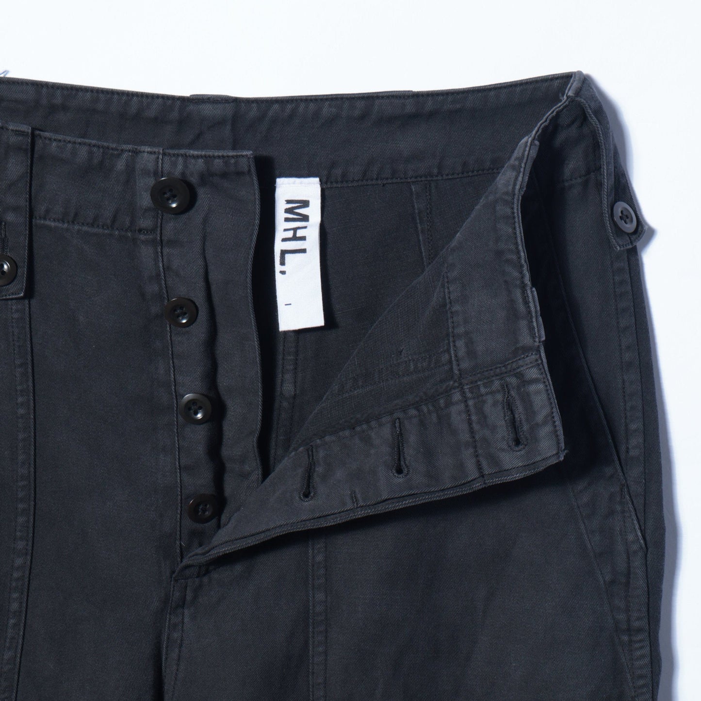 HIGHTWISTED COTTON LINEN TROUSERS