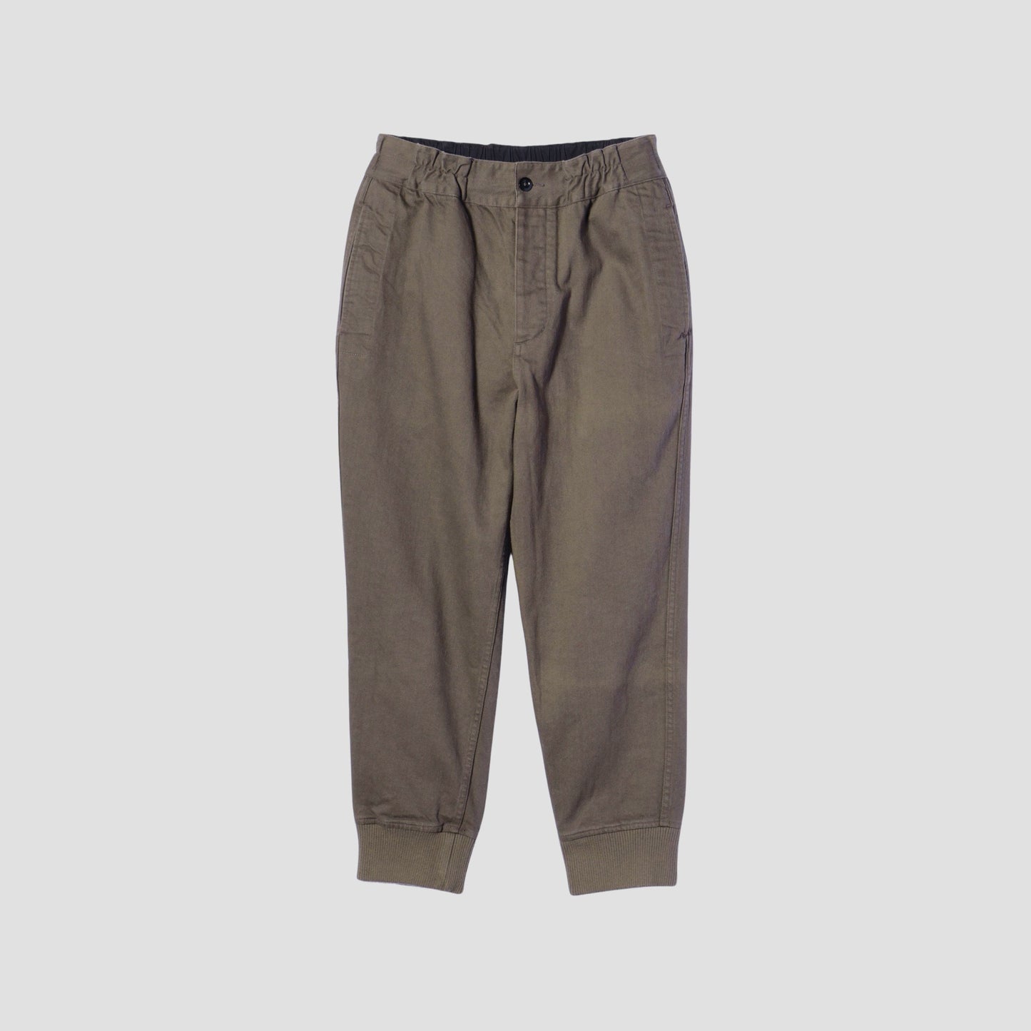 WORN COTTON DRILL TROUSERS