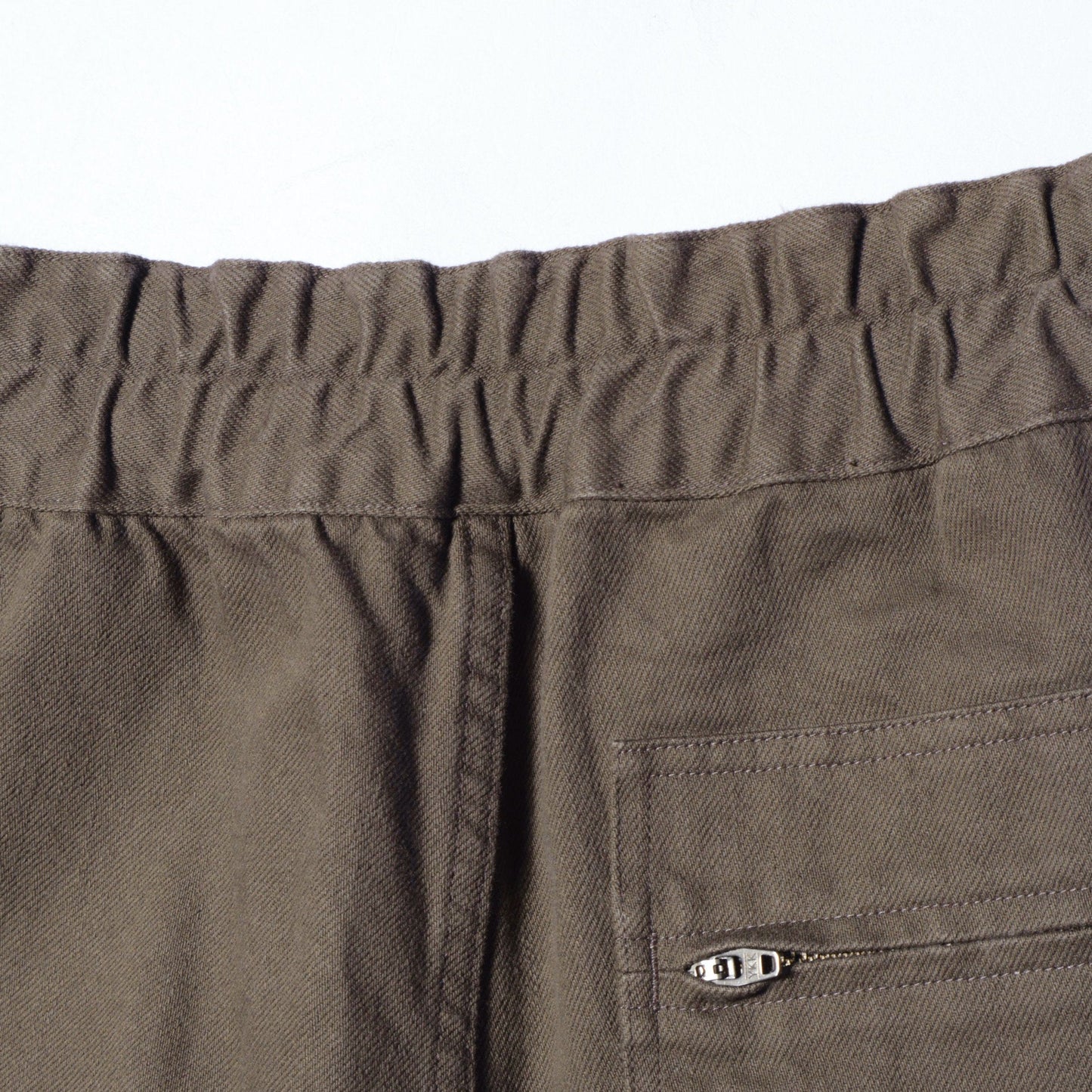WORN COTTON DRILL TROUSERS
