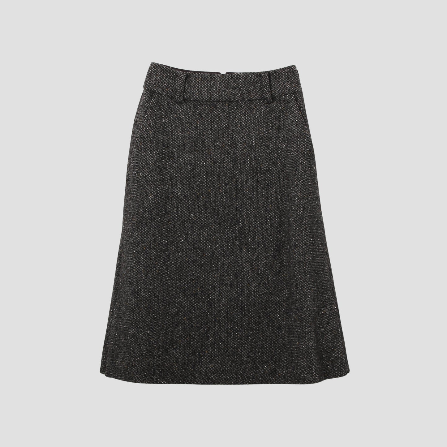 WOOL TWEED SKIRT