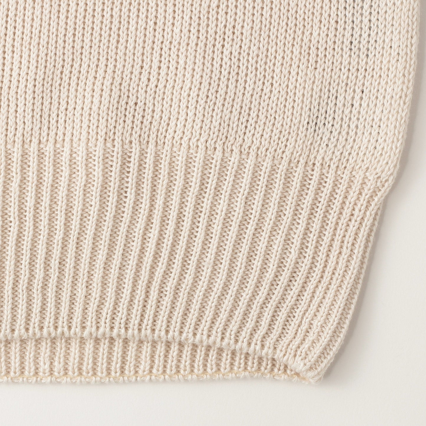 LINEN COTTON CREW NECK KNIT