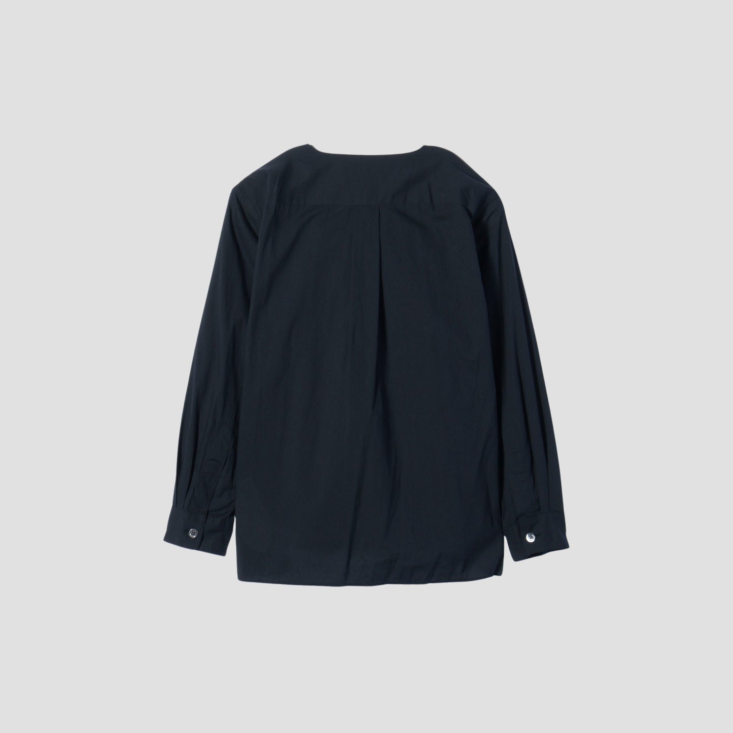 PIECE DYED WASHED COTTON SHIRT