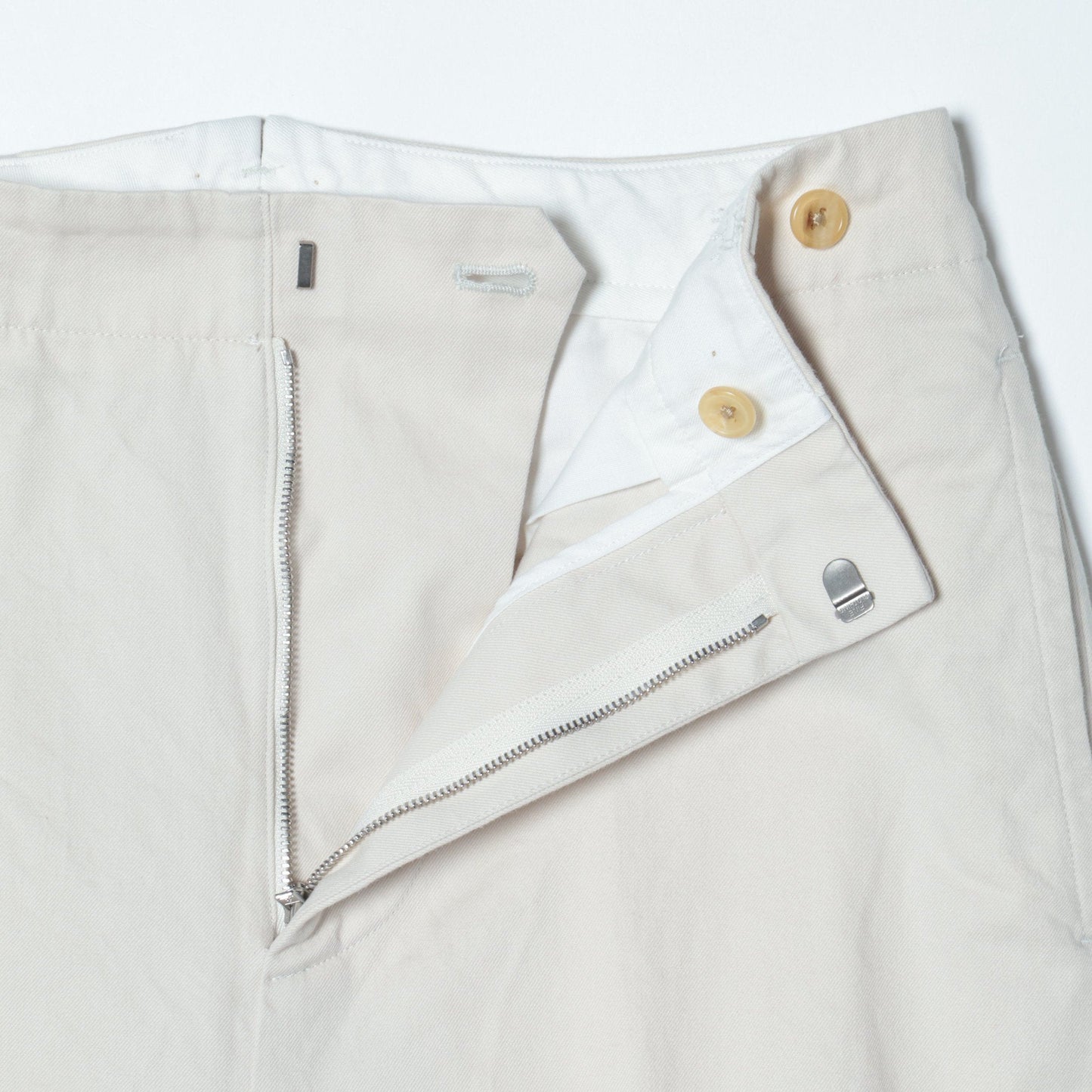 DENSE COTTON TWILL TROUSERS