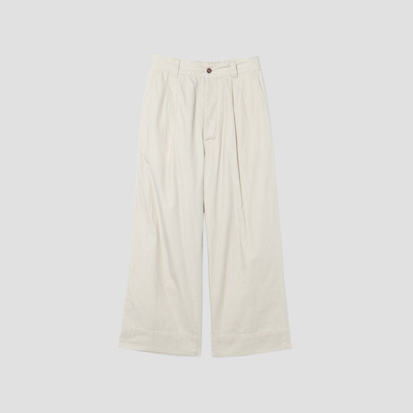 ORGANIC LIGHT COTTON TWILL TROUSERS