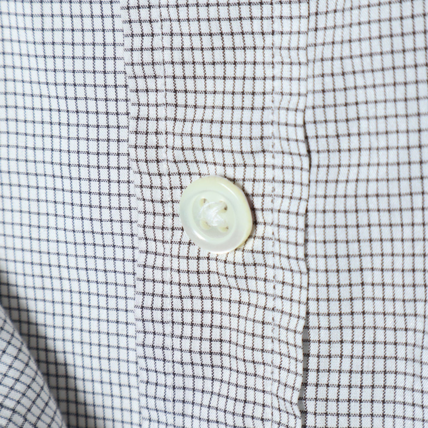 COTTON SILK GRAPH CHECK SHIRT