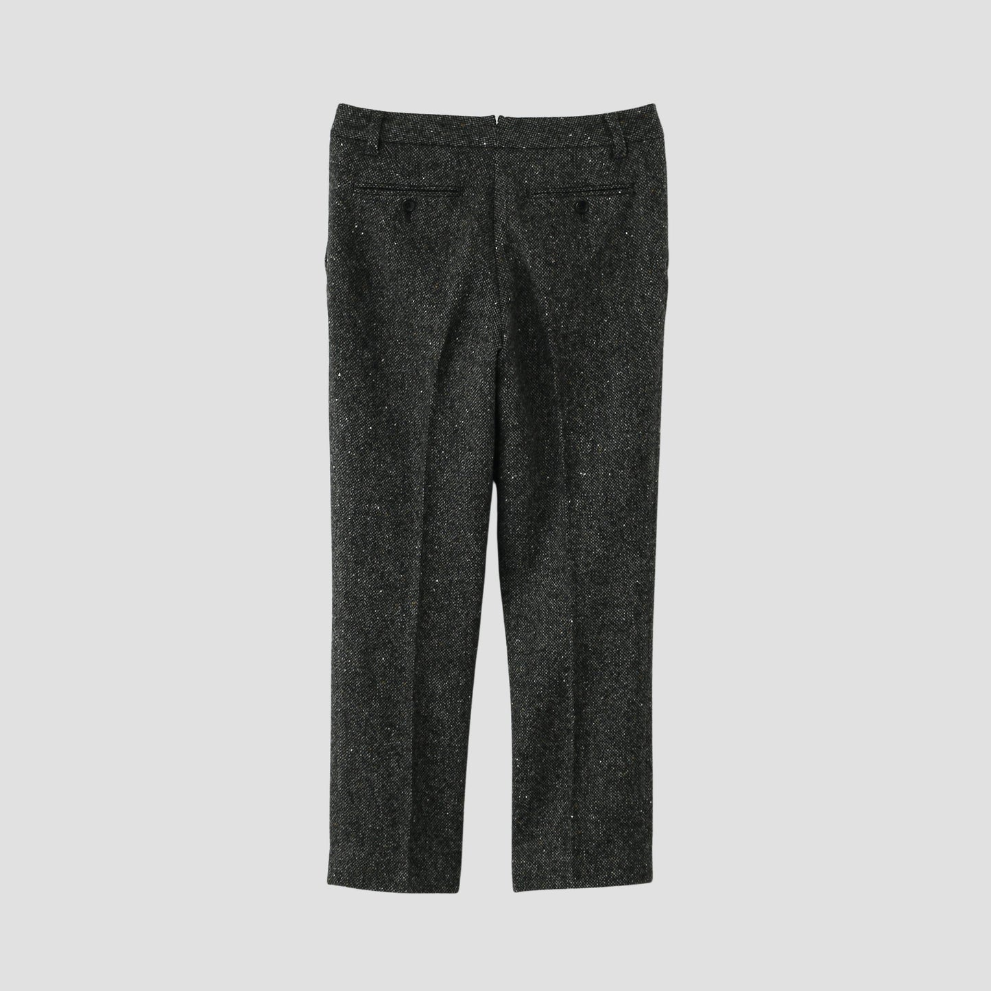 WOOL TWEED TROUSERS