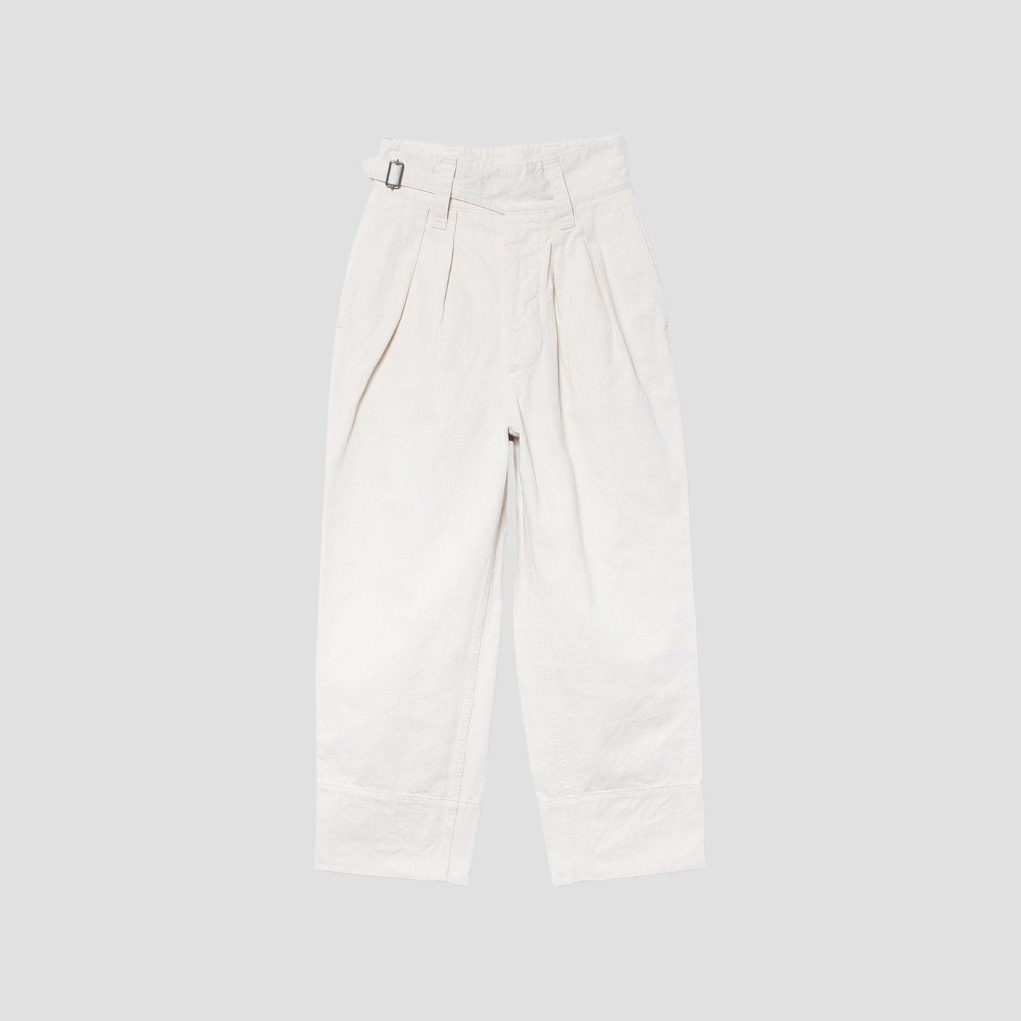 NATURAL DENIM TROUSERS