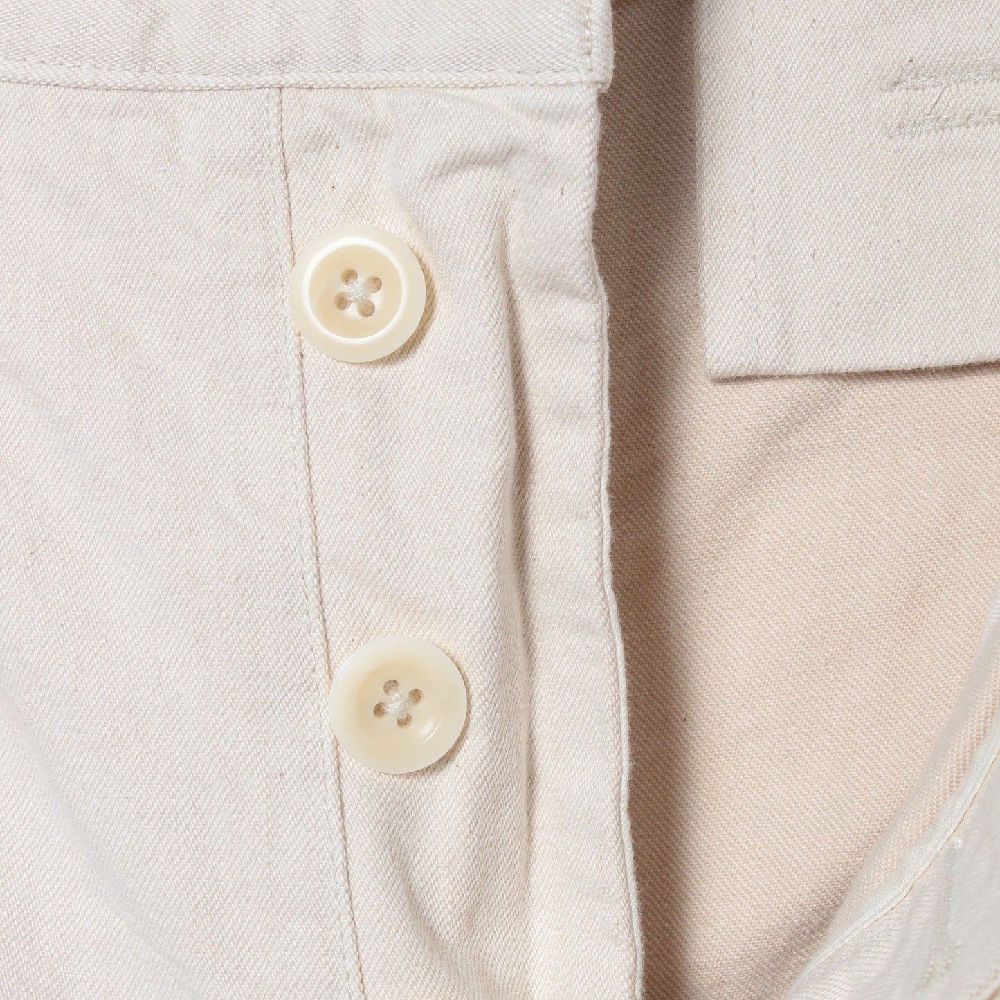 NATURAL DENIM TROUSERS