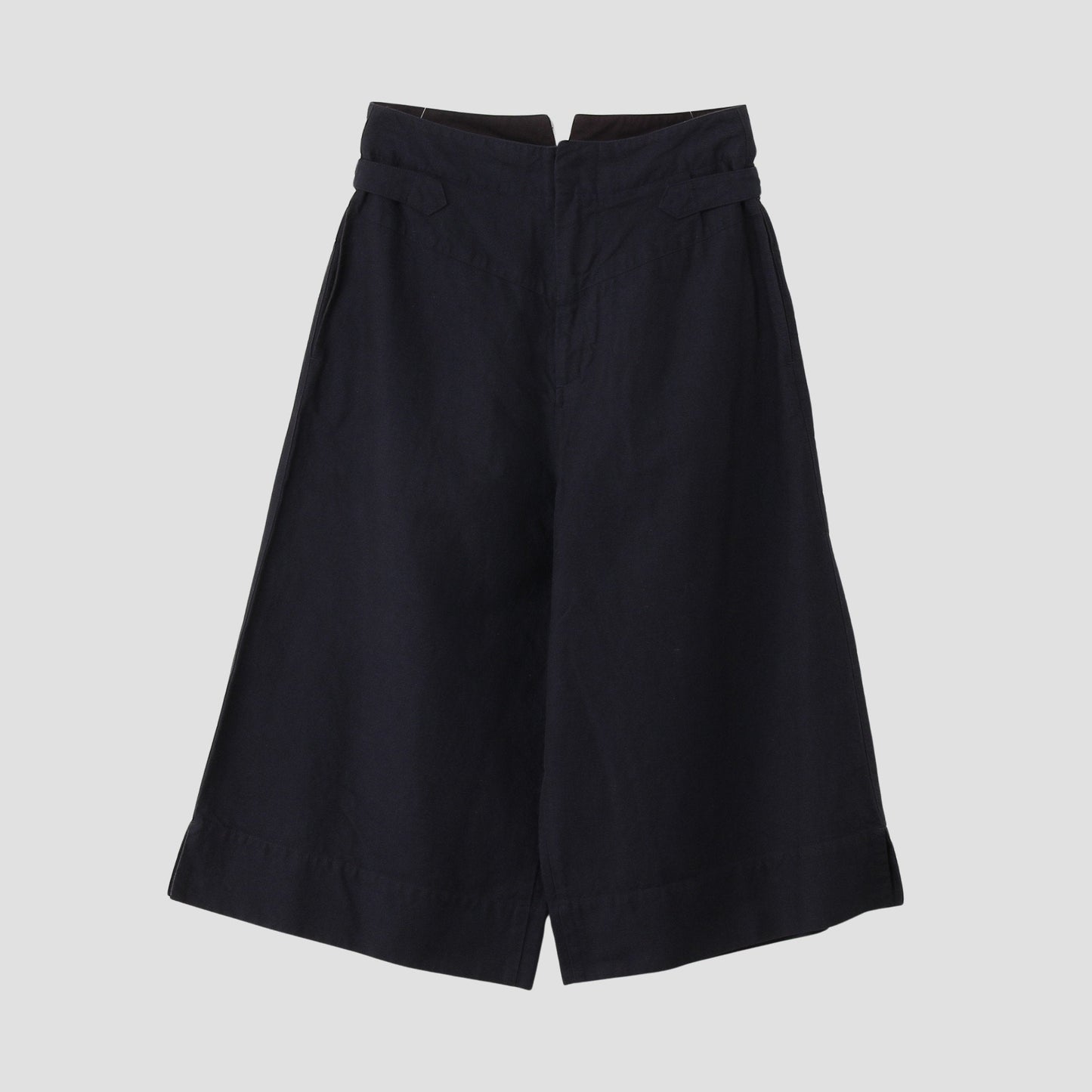 COTTON LINEN TWILL TROUSERS