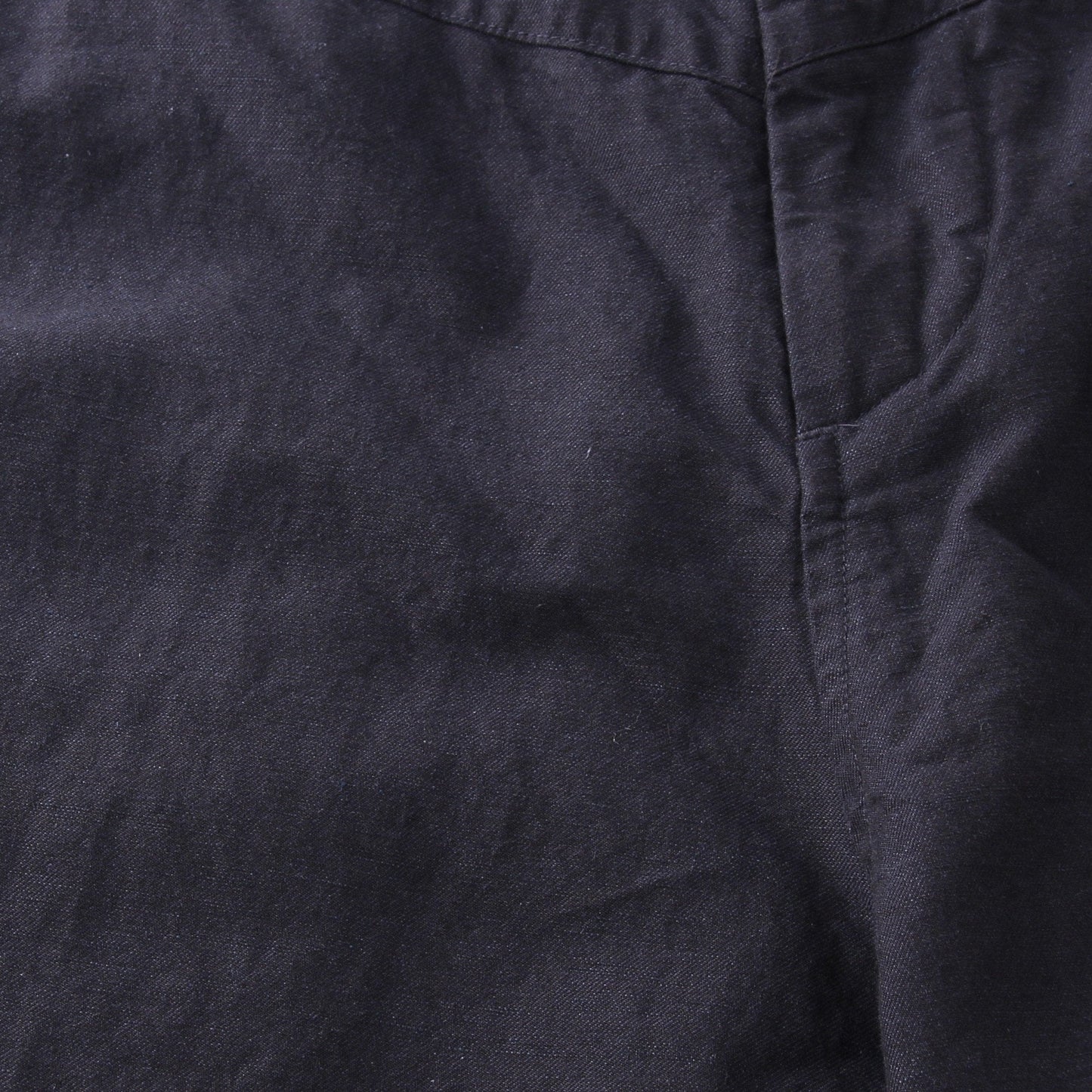 COTTON LINEN TWILL TROUSERS