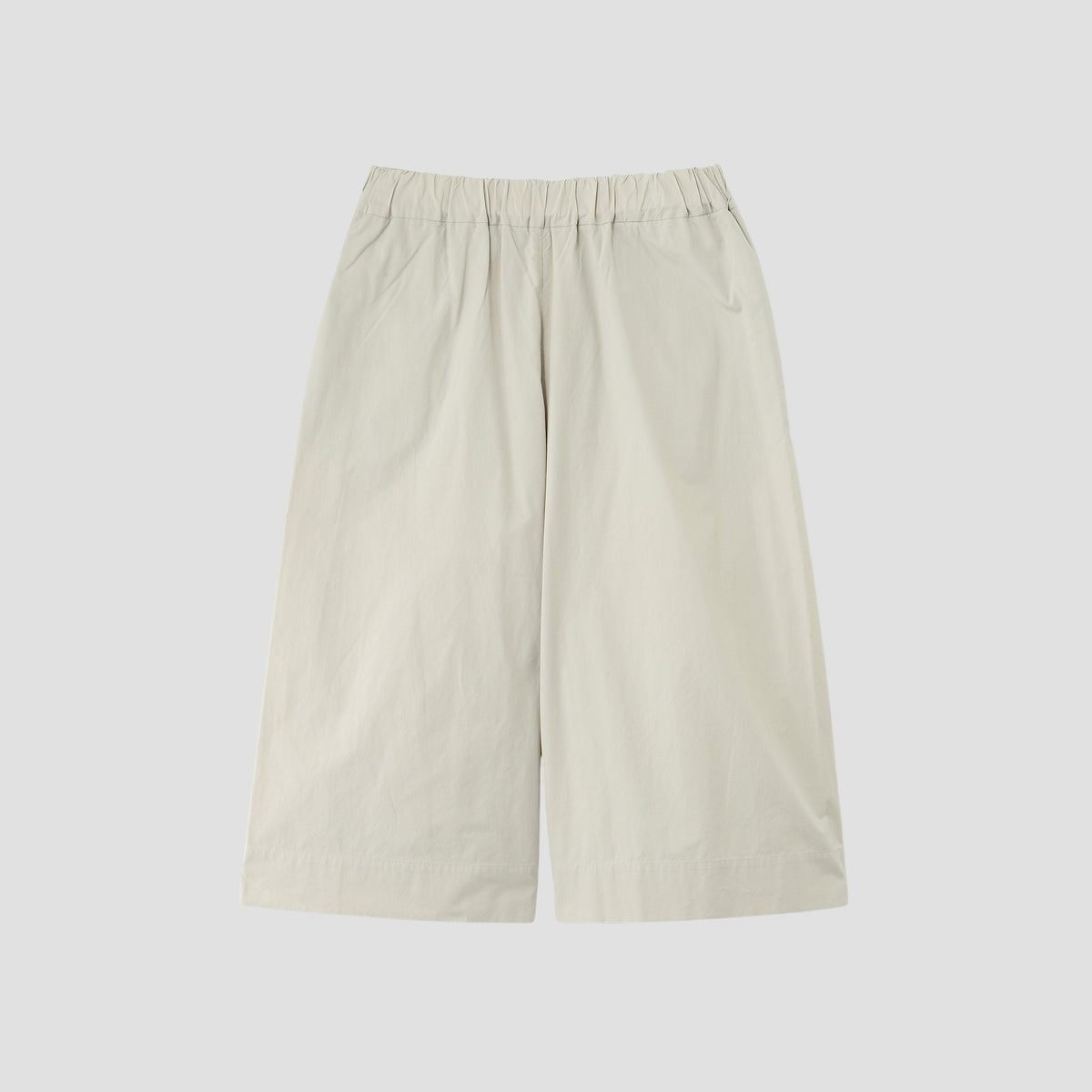 WASHED COTTON POPLIN TROUSERS