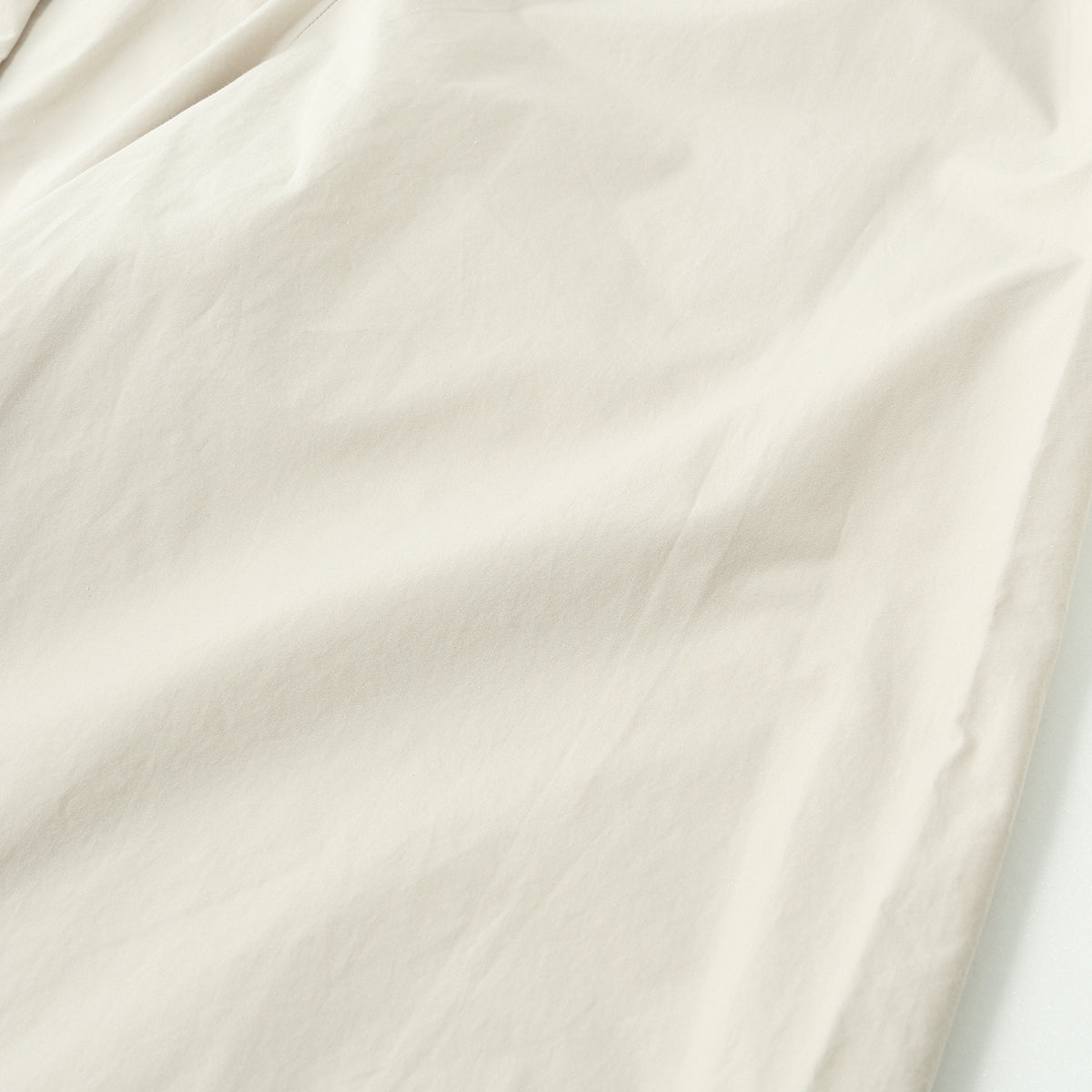 WASHED COTTON POPLIN TROUSERS
