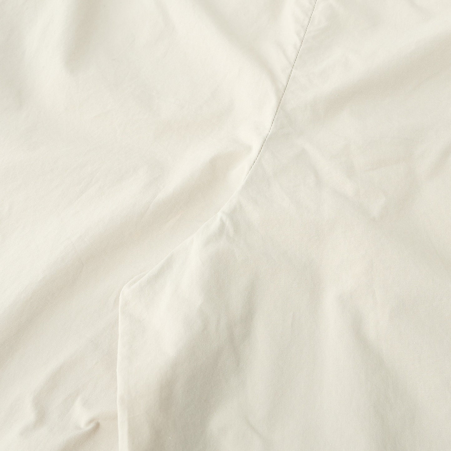 WASHED COTTON POPLIN TROUSERS