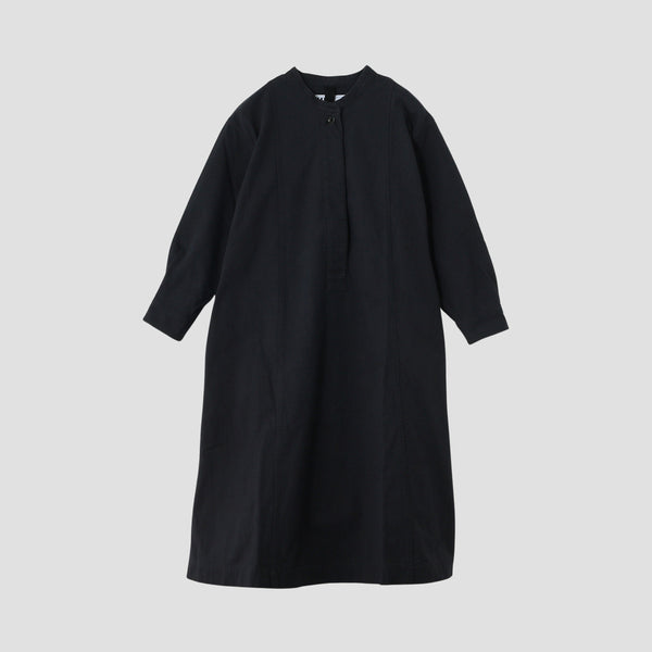 WORN COTTON WOOL TWILL DRESS