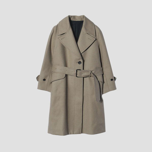 MILLED SERGE COAT