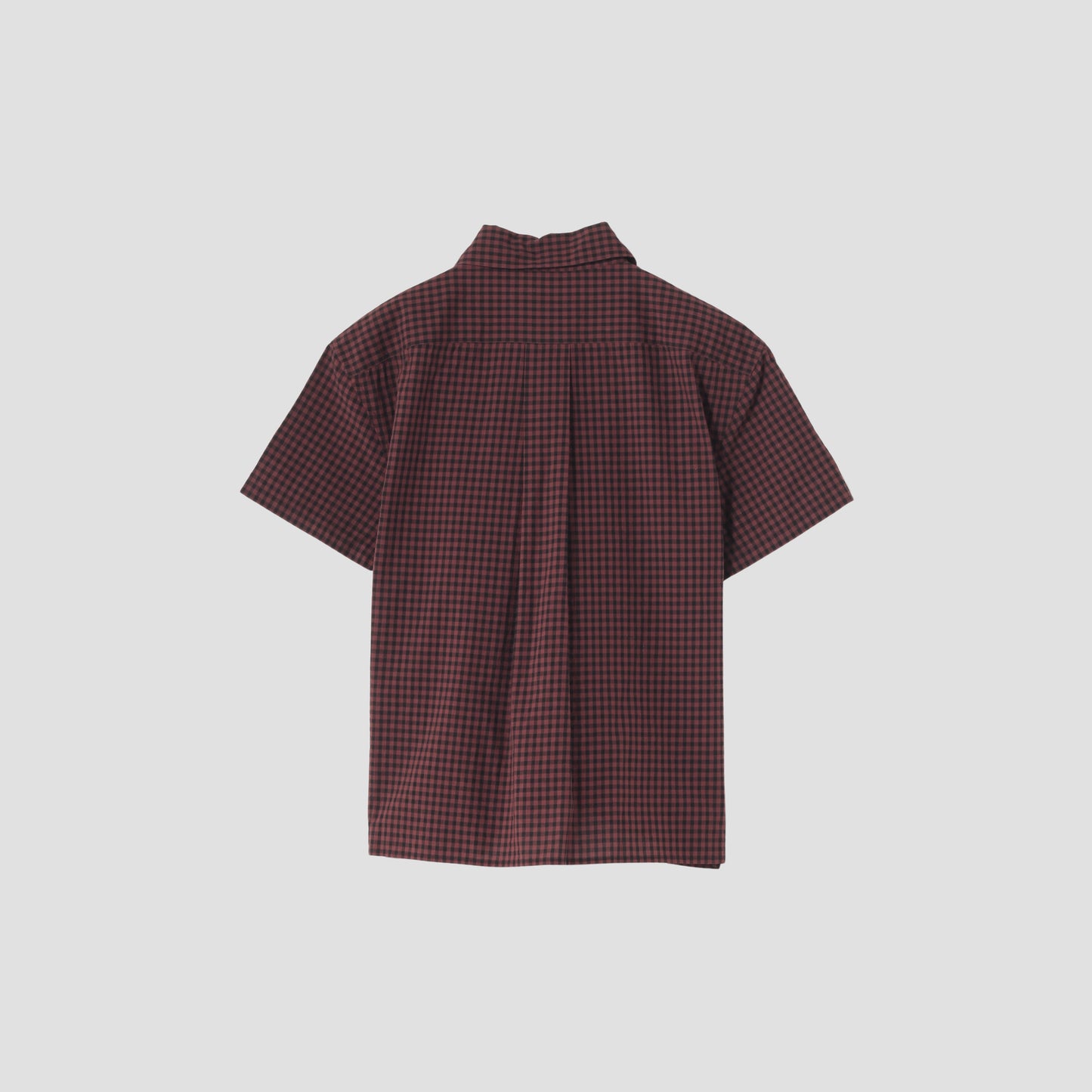 DRY GINGHAMCHECK COTTON SHIRT