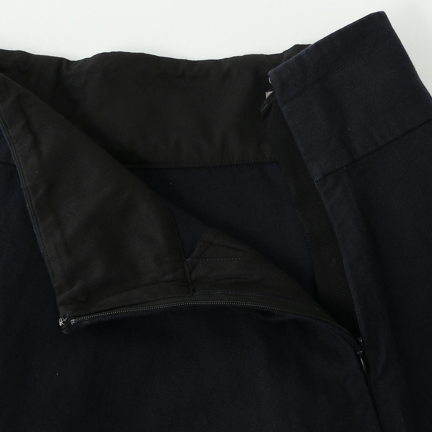 COTTON LINEN TWILL SKIRT