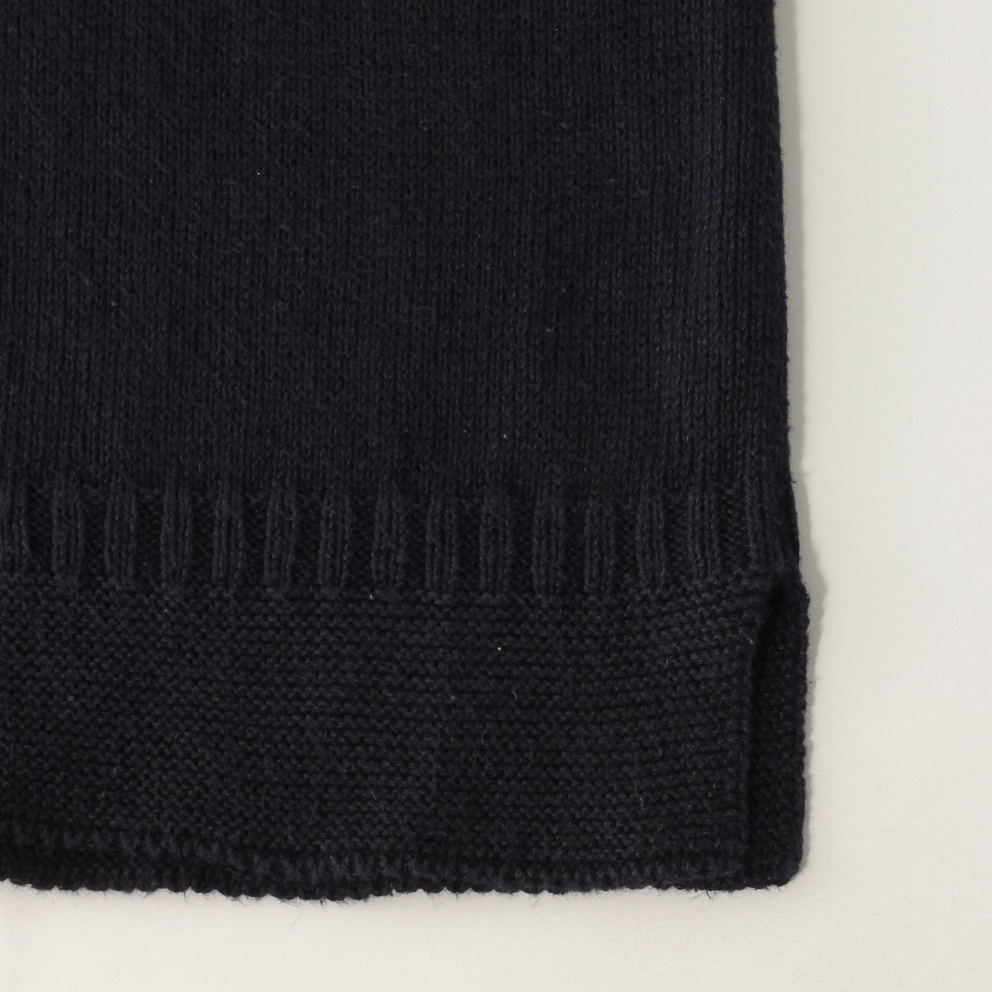 V NECK GUERNSEY KNIT