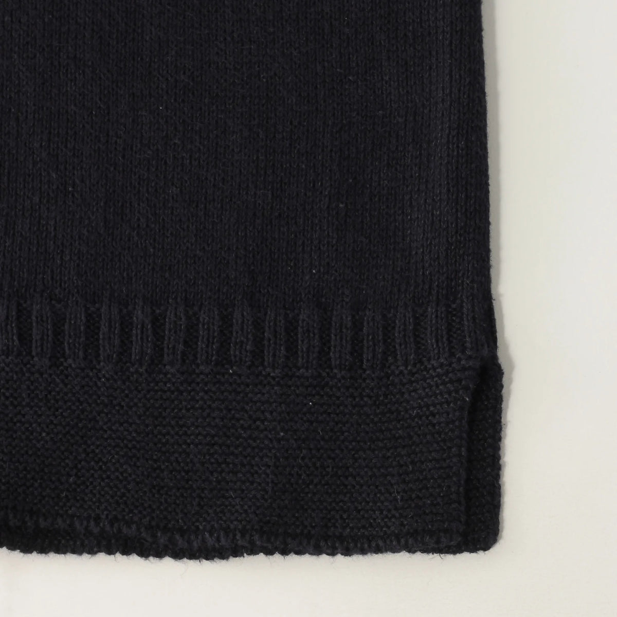 V NECK GUERNSEY KNIT