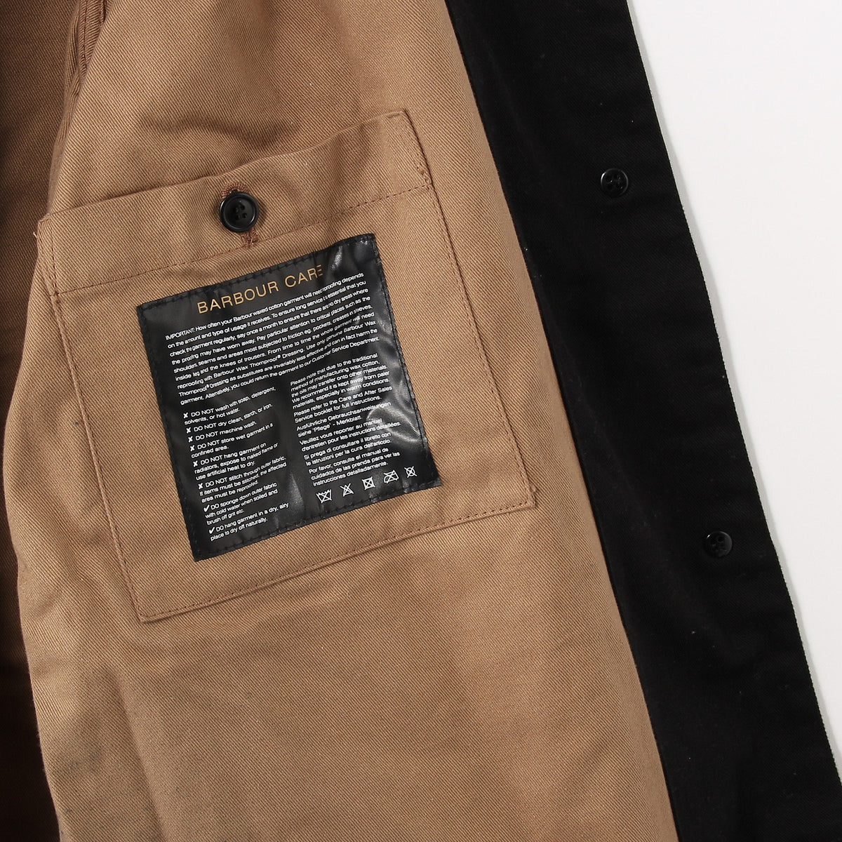 HEAVY WAXED COTTON COAT