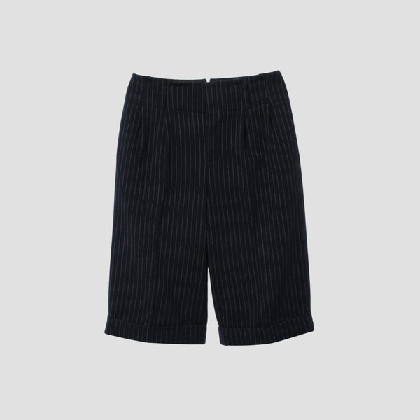 BROKEN STRIPE WOOL TROUSERS