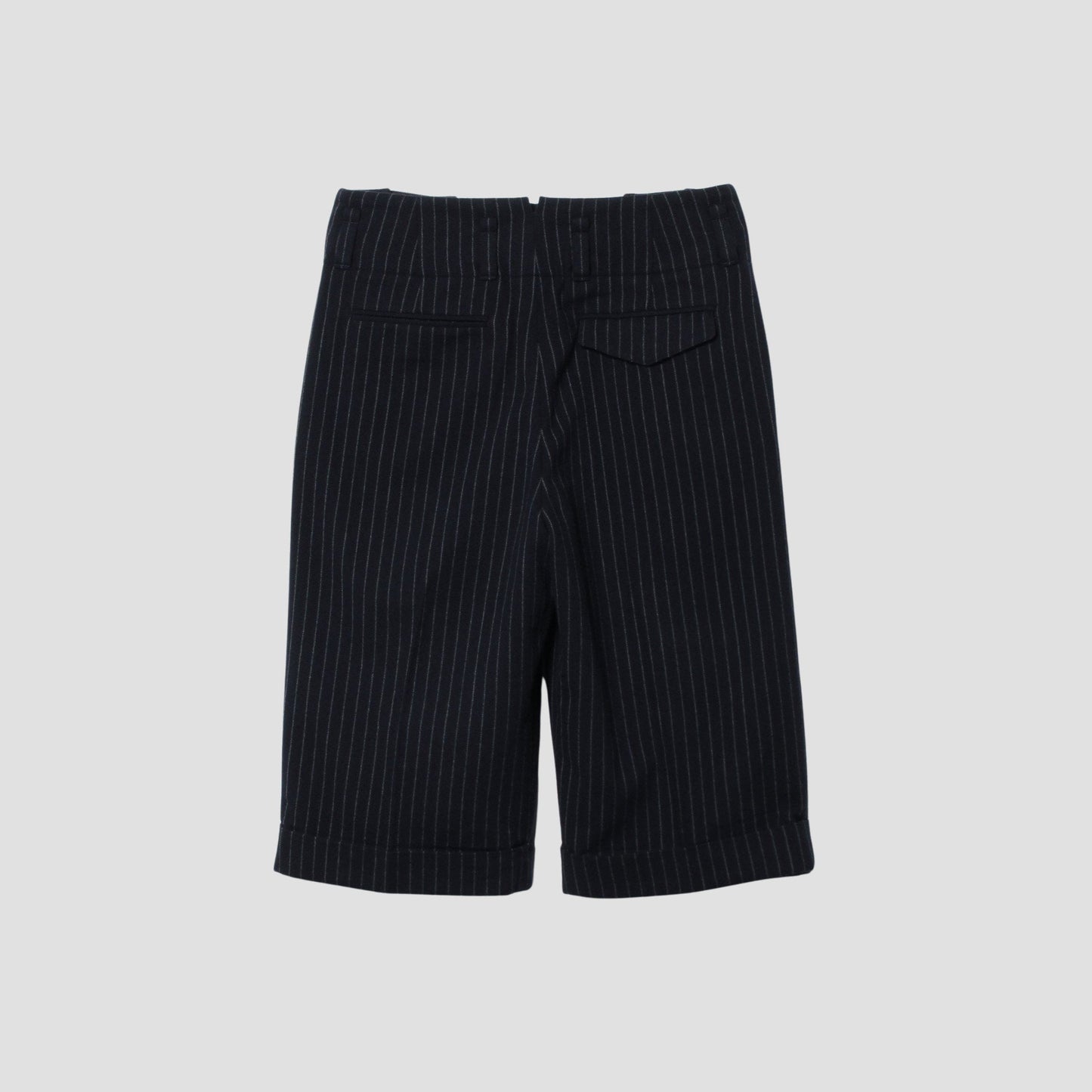 BROKEN STRIPE WOOL TROUSERS